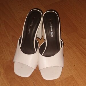 Madden Girl | White Heeled Shoes with Modern Design